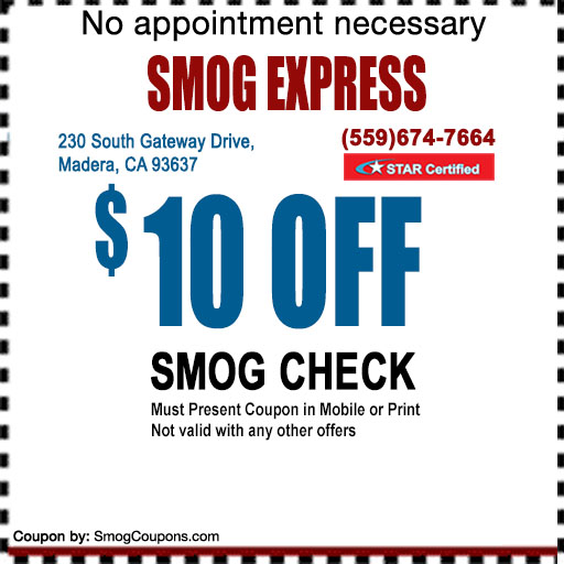 Smog Check Coupon